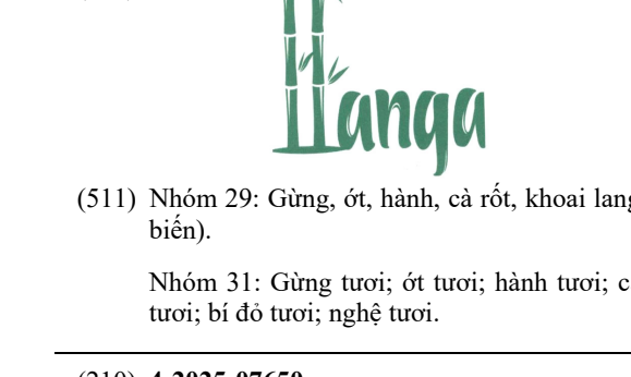 Mẫu nhãn hiệu 