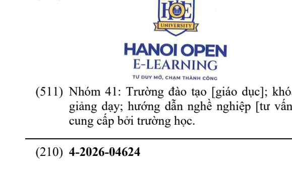 Mẫu nhãn hiệu 