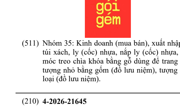 Mẫu nhãn hiệu 